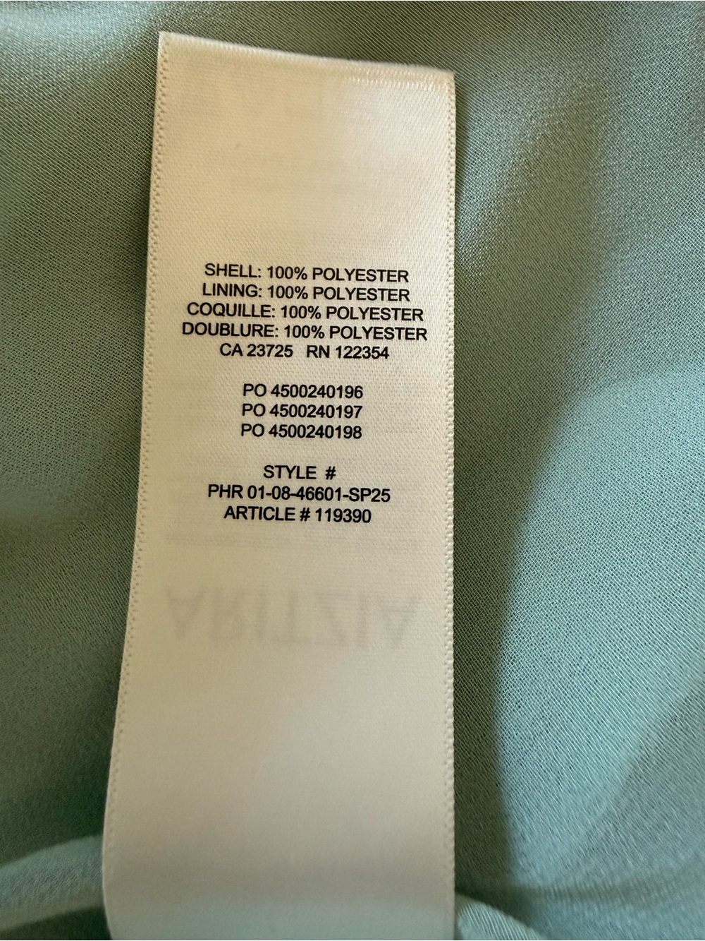 Aritzia Babaton Celebrate Dress Terrace Sage Pleated Maxi | Size 4 - Picture 7 of 7
